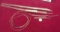 sterling silver wire and straight round wire 63.81 grams