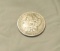 1883 Morgan silver dollar