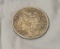 1884 Morgan silver dollar