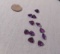 Amethyst Trillion Faceted Average 1.41cts each