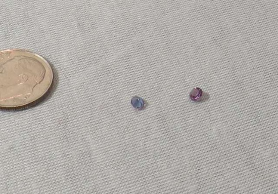 Cubic zirconia Alexandrite Round Faceted Small