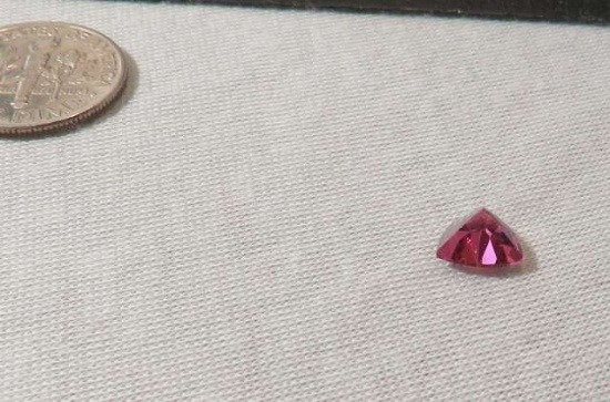 Garnet Rhodolite Trillion Faceted 7.3mm x 7.2mm 1.68cts