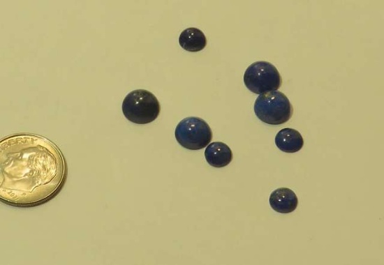 Lapis Blue Round Cabochon Assorted sizes