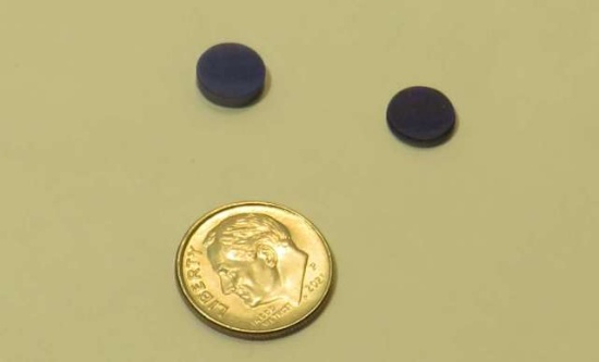 Lapis Dark blue Round Discs
