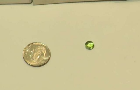 Peridot Green, light Round Cabochon 6.00mm 1.16cts