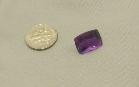 Amethyst Cushion cut 14mm x 10mm