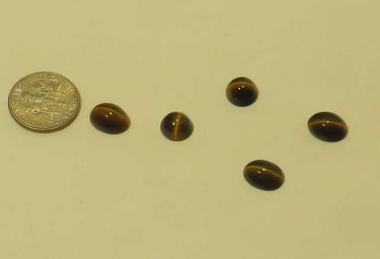Tiger eye Oval-round Cabochon Assorted sizes