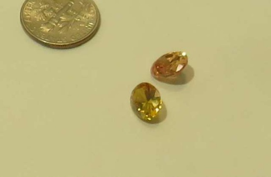 Topaz, Natural Pinkish Oval