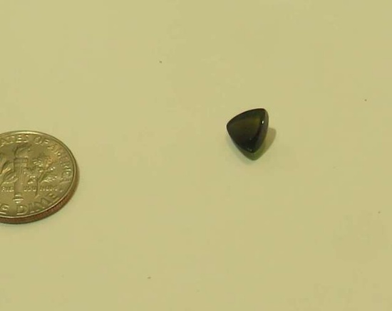 Tourmaline Blue-green trillion cut