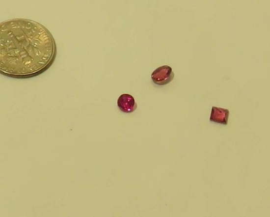 Tourmaline Pink, Dark  Round, square, oval Faceted-rubellite Assorted sizes