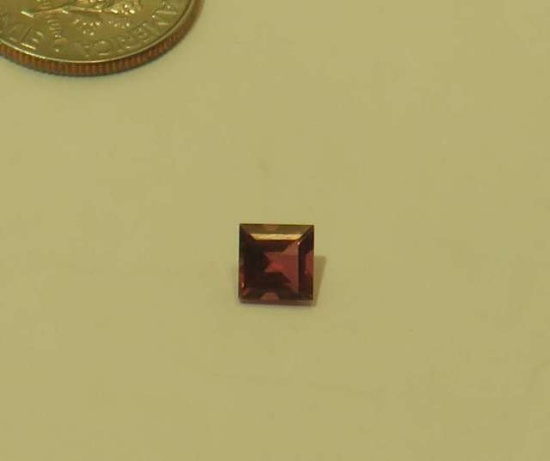 Tourmaline Pink Square Faceted 5mm x 5mm