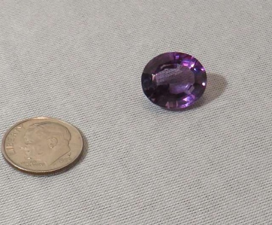 Amethyst Oval Faceted 10.36cts