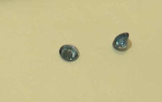 corundum faceted round topaz gemstones