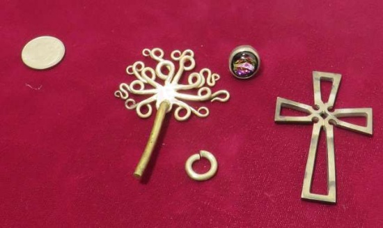 assorted scrap pieces .925 silver 27.98 grams