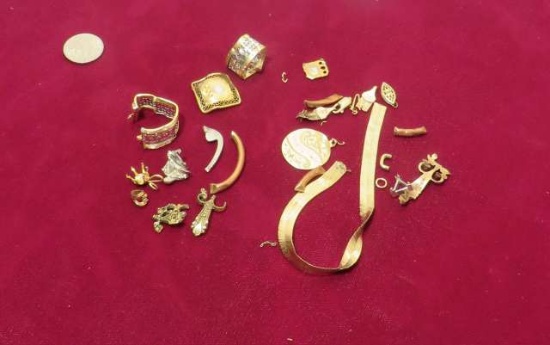 10k and 14K gold scrap26.70 grams