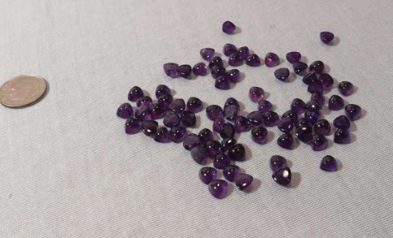 Amethyst Trillion Cabochon 6.00mm 1.02cts average