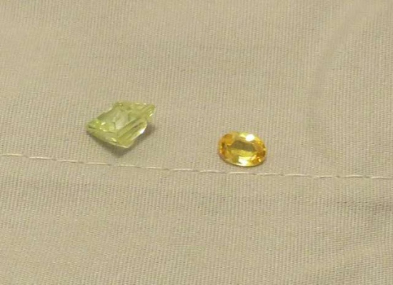 Aquamarine Blue & yellow Round & square Faceted Assorted sizes