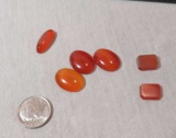 Carnelian Orange/red Oval, emerald cut Cabochon Assorted sizes