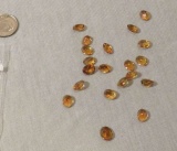 Citrine Yellow Oval Faceted 8mm x 6mm