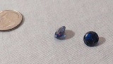 Corundum, Lab-grown Blue Round Faceted 8mm