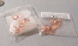 Cubic zirconia Champagne Round 8mm &10mm