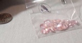 Cubic zirconia Pink Round