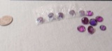 Cubic zirconia Purple Round