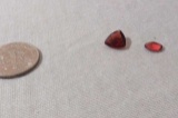 Garnet Red/pink Oval/trillion Faceted Assorted sizes