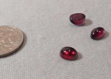 Garnet Rhodolite Oval Cabochon 7mm x 5mm 1.43cts