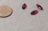 Garnet Rhodolite Marquee Faceted 10mm x 5mm
