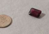 Garnet Rhodolite Emerald cut Faceted