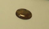 Iron, Conglomerate Brown/red Oval cabochon cut stone