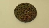 Jade Nephrite Round 7mm x 7mm carved stone