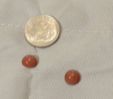 Jasper Red-brown Round Cabochon 7.25mm