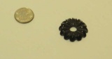 Onyx Black Round Open center