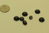 Onyx Black Round, oval Cabochon Assorted sizes