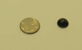 Onyx Black Round Cabochon, domed 10mm