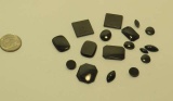 Onyx Black Assorted shapes Cabochon Assorted sizes