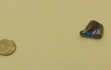 Opal, boulder Blue-brown Free form Cabochon