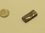 Opal, boulder Brown/gold Rectangle Cabochon