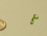 Peridot Green Oval Faceted 6mm x 8mm