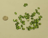 Peridot Yellow/green Oval Cabochon Av 2.16cts