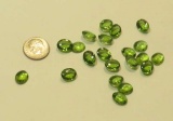 Peridot Yellow/green Oval Cabochon Av 3.00cts each