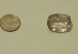 Quartz Clear with rutiles Emerald cut 20mm x 15.5mm 16.96cts