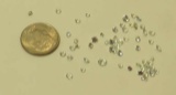 pack of 60 colorless Sapphire Round Brilliant Assorted sizes 5.27cts
