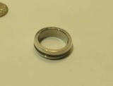 Steel, Stainless Ring Size: 9 ½