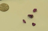 Synthetic Purple-red Heart, 2 Trillion Faceted