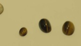 Tiger eye Brown-yellow Oval Cabochon Assorted sizes