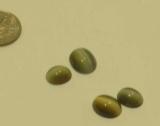 Tiger eye Grey Oval Cabochon 12mm x 10, 10mm x 8mm