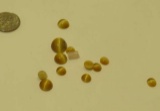 Tiger eye Light brown to honey Round Cabochon 5.25mm-8.00mm